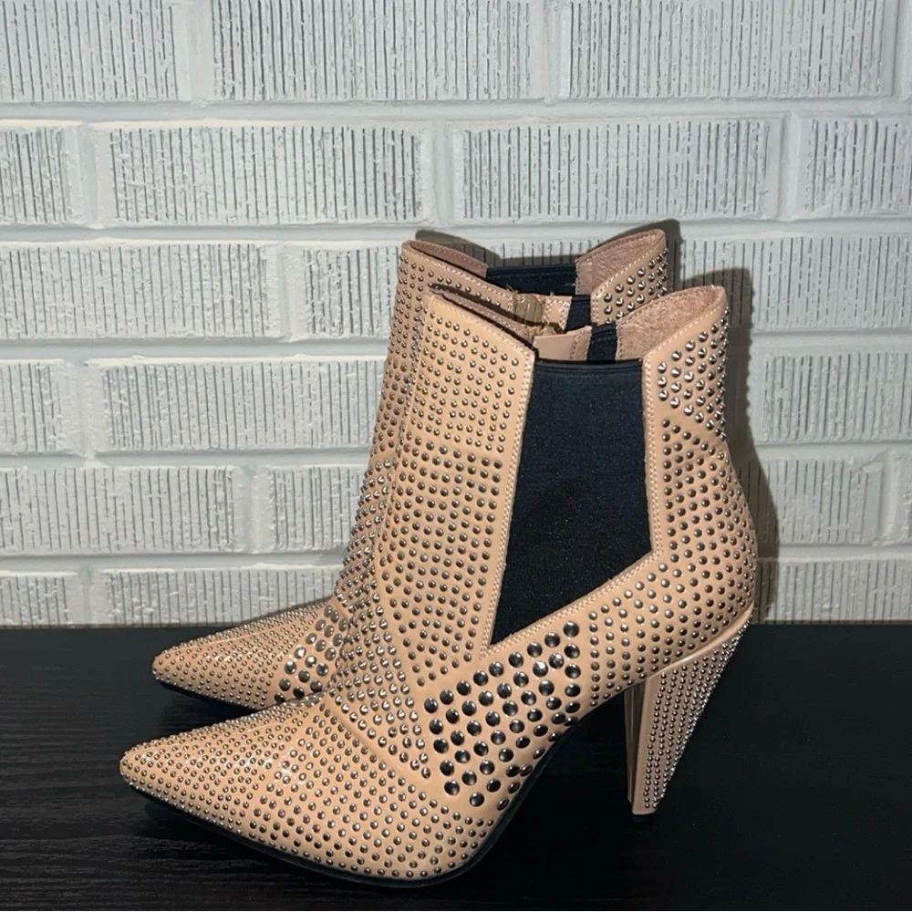 JEFFREY CAMPBELL Stud Lo Embellished Bootie
